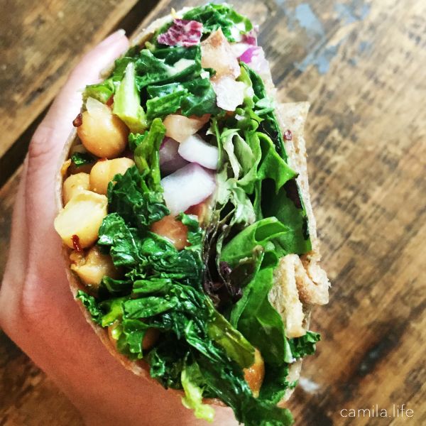Sautéed Kale Burrito LOVE - Vegan Recipe on camila.life