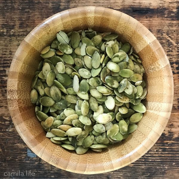 Pumpkin Seeds - Vegan Ingredient on camila.life