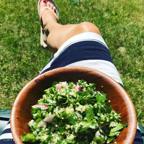 Tabouli LOVE - Vegan Recipe on camila.life