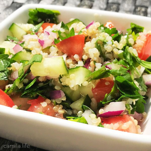 Tabouli LOVE - Vegan Recipe on camila.life