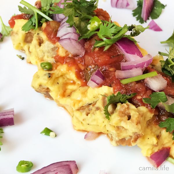 Cajun Scrambled LOVE - Vegan Recipe on camila.life