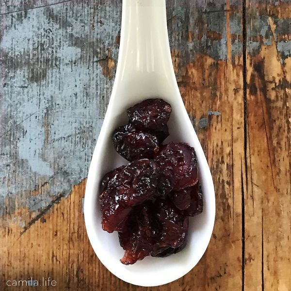Dried Cranberries - Vegan Ingredient on camila.life