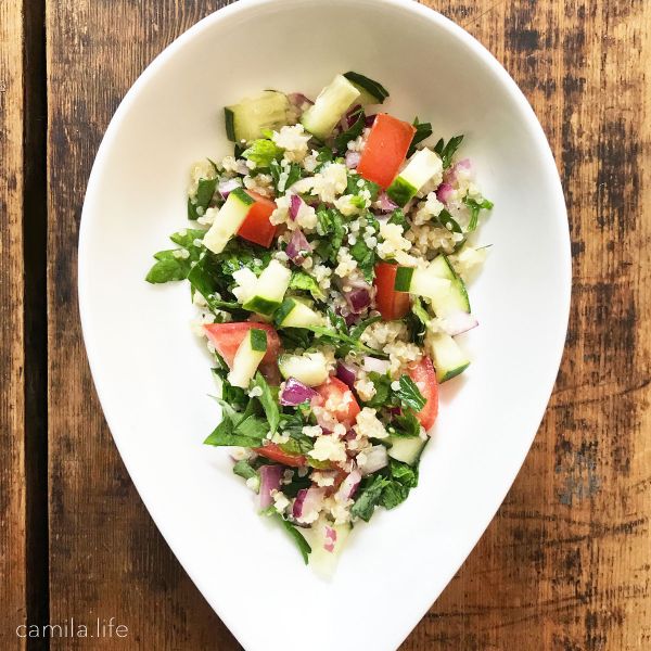 Tabouli LOVE - Vegan Recipe on camila.life