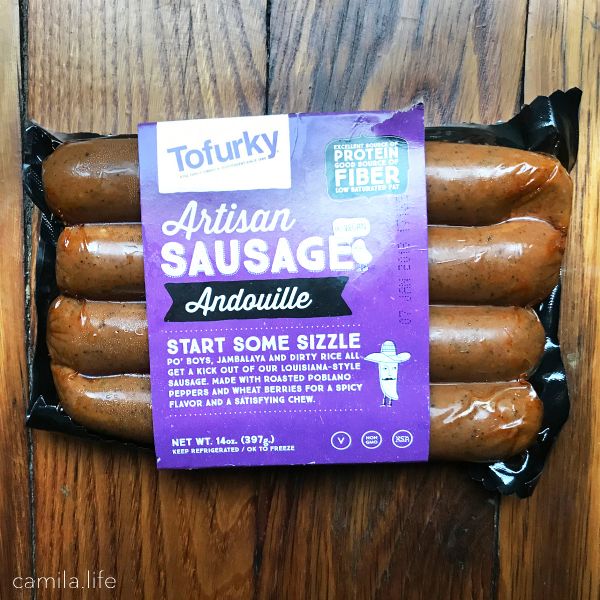 Artisan Andouille Sausage - Vegan Ingredient on camila.life