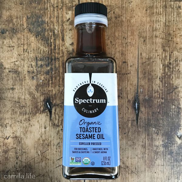Toasted Sesame Oil - Vegan Ingredient on camila.life