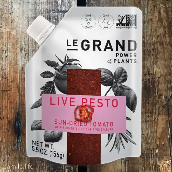 Sun-Dried Tomato Live Pesto - Vegan Ingredient on camila.life